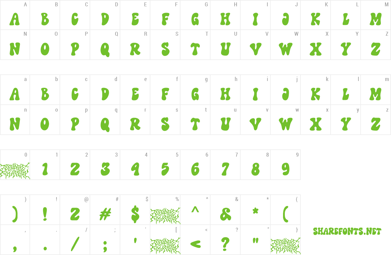 Font Teenage Madness preview